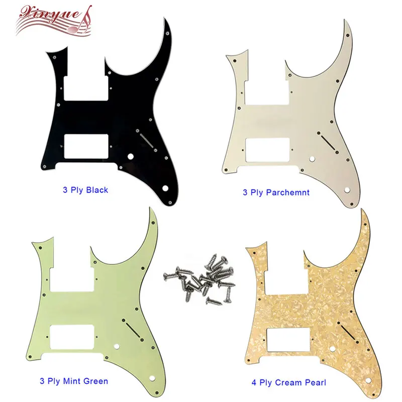 Pleroo гитары Запчасти 10 винты для отверстий MIJ Ibanez RG350EXZ хамбакер HH пикап защитная