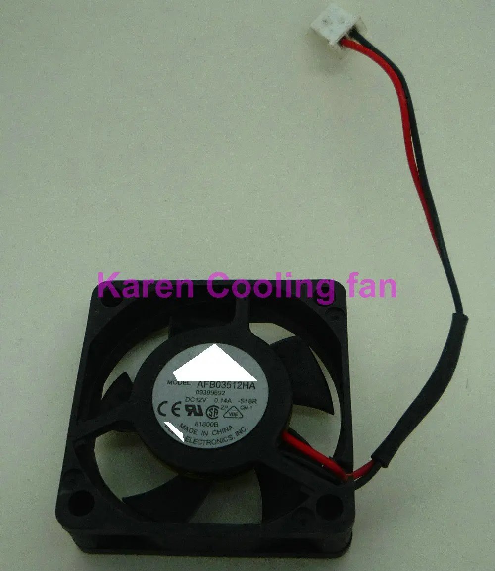 

AFB03512HA 09399692 12V 0.14A 2-проводной охлаждающий вентилятор 35*35*10 мм