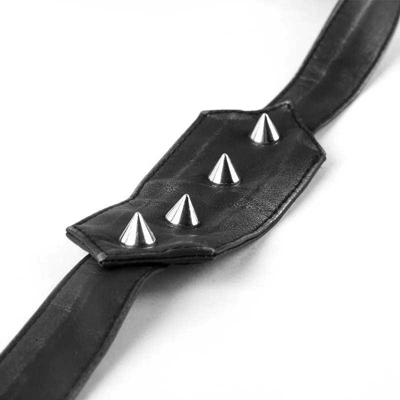 Мужской аксессуар с заклепками в стиле панк готический ремешок вечерние