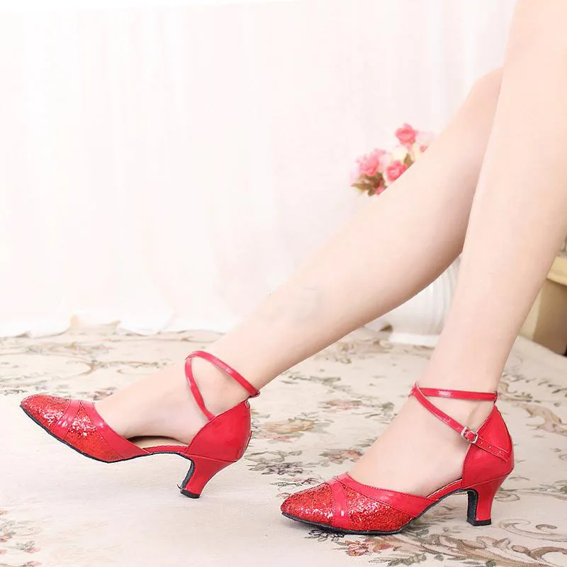 Latin dance shoes female zapatos mujer baile latino fashion modern tango performance women | Спорт и развлечения