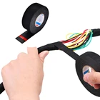 15 метров, термостойкая огнестойкая лента, клейкая тканевая лента Coroplast, универсальная для автомобильного кабеля, защита проводки, ткацкого станка