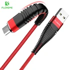 Кабель Micro USB FLOVEME для Samsung, Xiaomi, Huawei, Android, 2 А, 1 м, 2 м