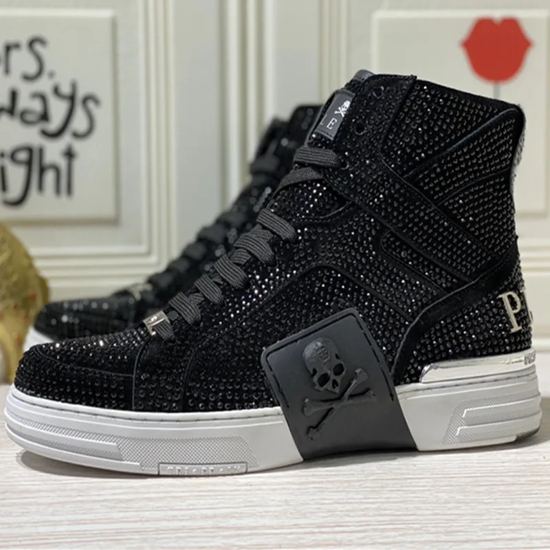 Шикарные высококачественные кожаные дизайнерские модные высокие ботинки со