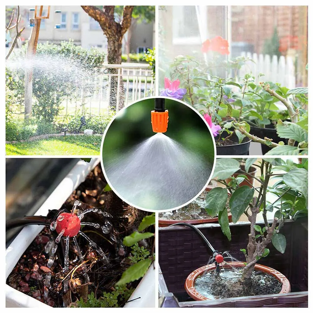 

Automatic Timed Watering Irrigation System Kit Garden Greenhouse Plant Hose Cont