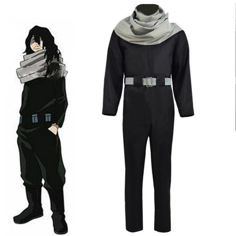 

Anime My Hero Academia Cosplay Costumes Aizawa Shouta Cosplay Costume Eraser Head Cosplay Clothes Men Cartoon Black Outfit