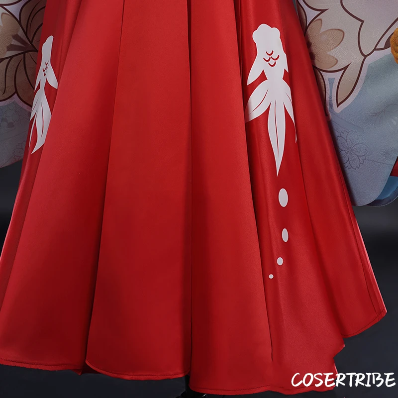 Игра Onmyoji SR Kagura великолепное японское кимоно униформа ведьмы карнавальный костюм