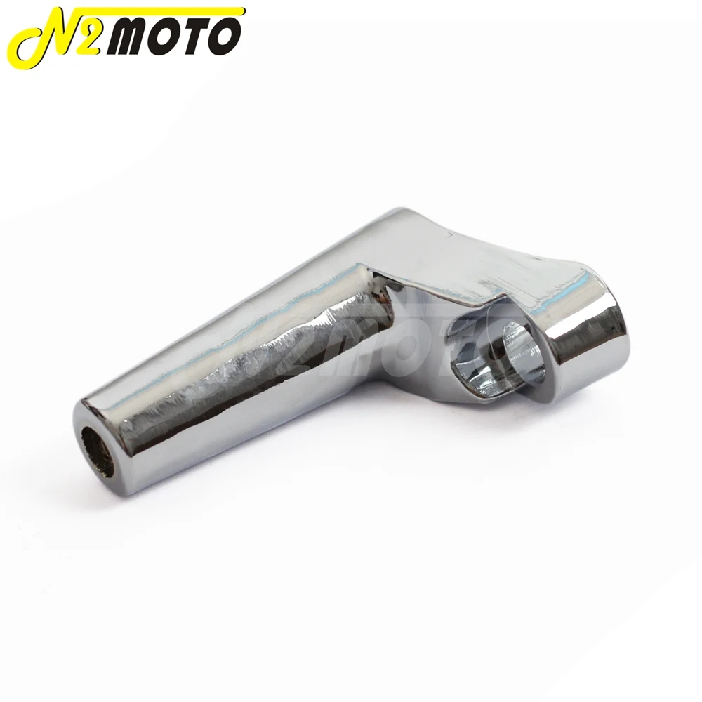 1 пара хромированный мотоциклетный кронштейн для переднего сигнала поворота Harley