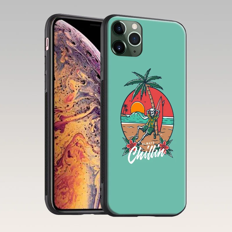 summer chill aesthetic collage for iphone 6 6s 7 8 plus x xr xs 11 pro max soft silicone phone case cover shell free global shipping