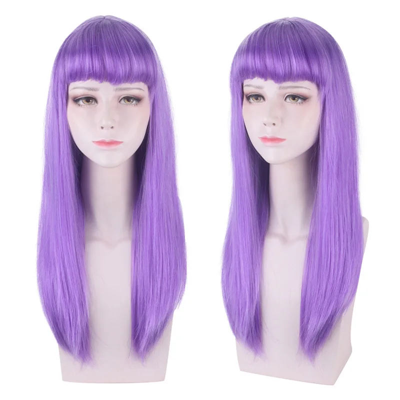 Косплей парик для детей и взрослых потомки 2 маль Берта малефисент долго живит