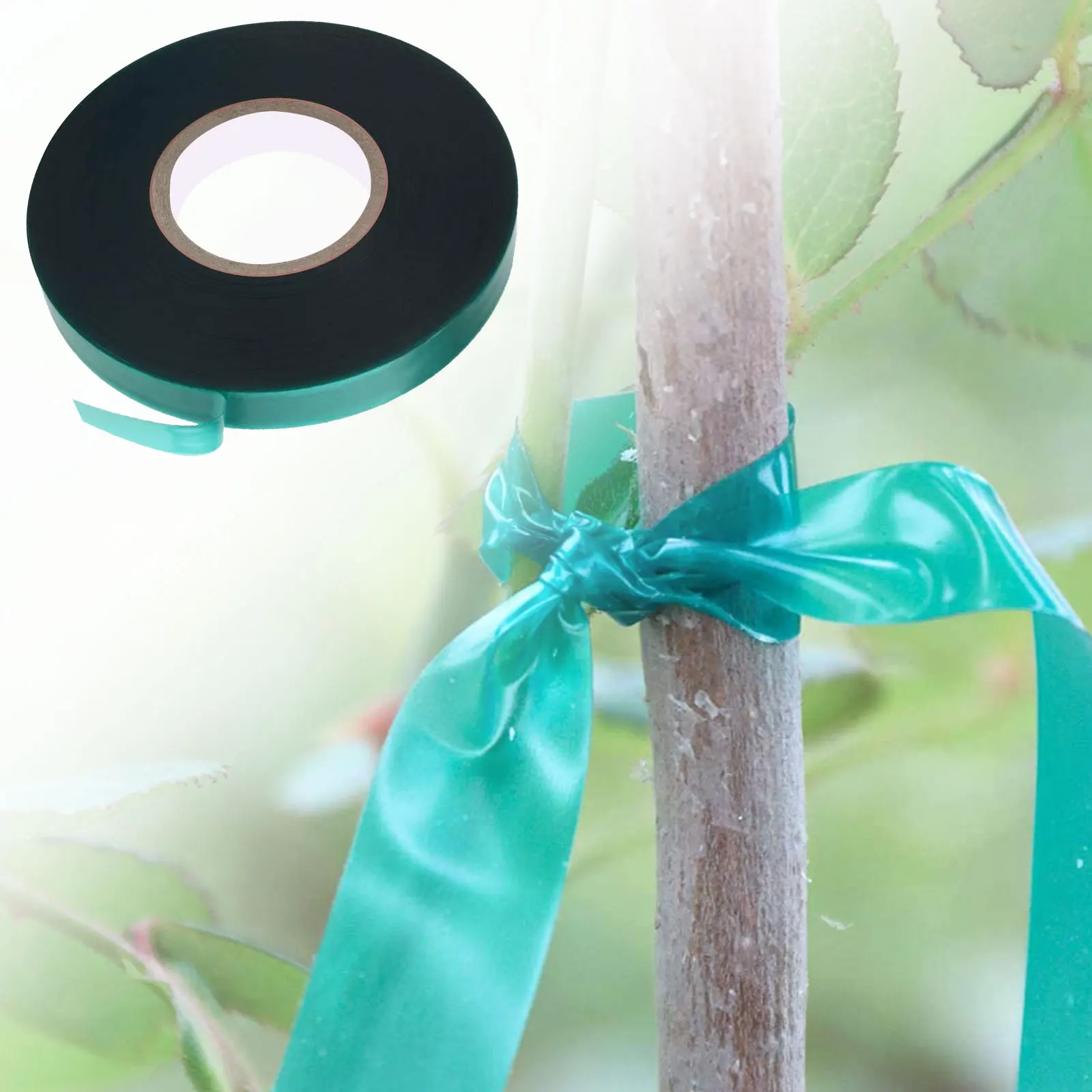 

Garden Tie Tape Thick Sturdy Plant Ribbon Garden Green Vinyl Stake Gardening Tools For Indoor Outdoor Garden Plant Grafting Tool