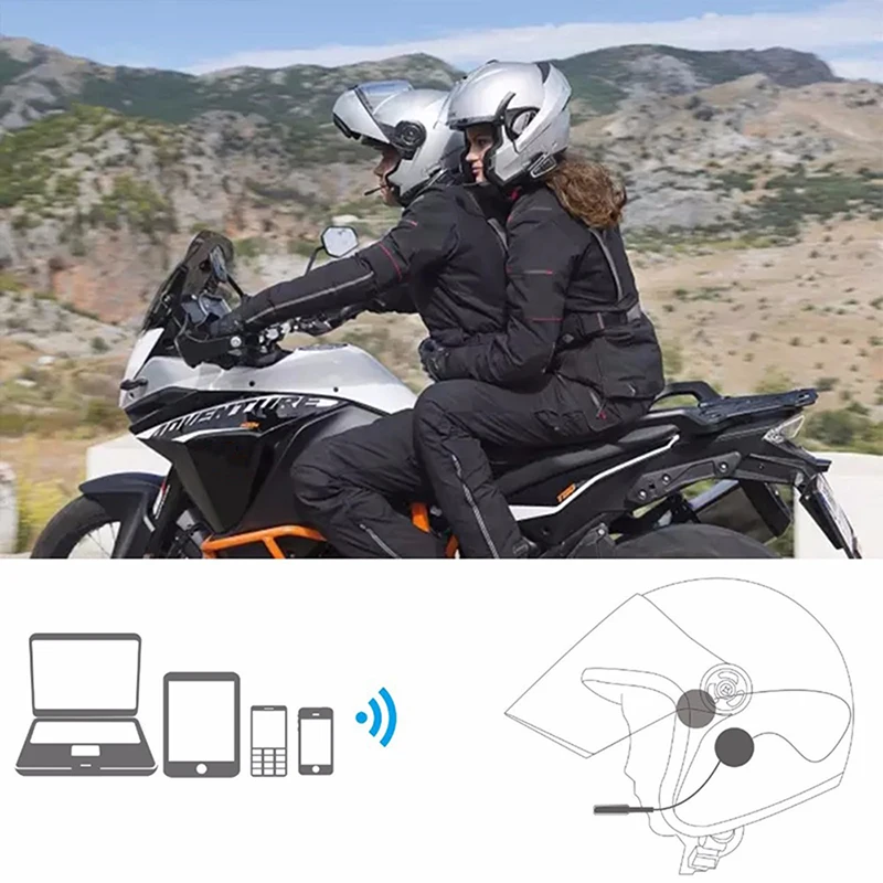4 1 + EDR Беспроводной громкой связи Bluetooth наушники анти-помех для Мотоциклетный