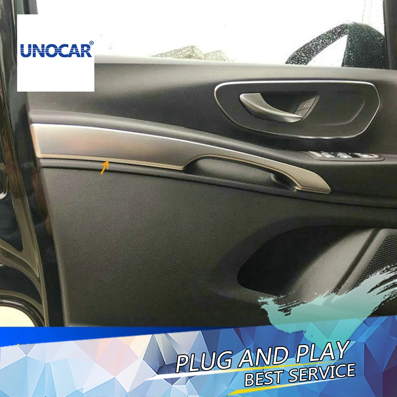 

Car style for 16-21 Benz Vito Interior modification of new Vito door bowl handle