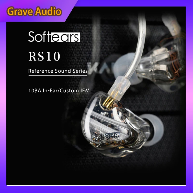 Softears RS10 10BA IEM Контрольный уровень звука серии In Ear монитор наушники|Наушники и