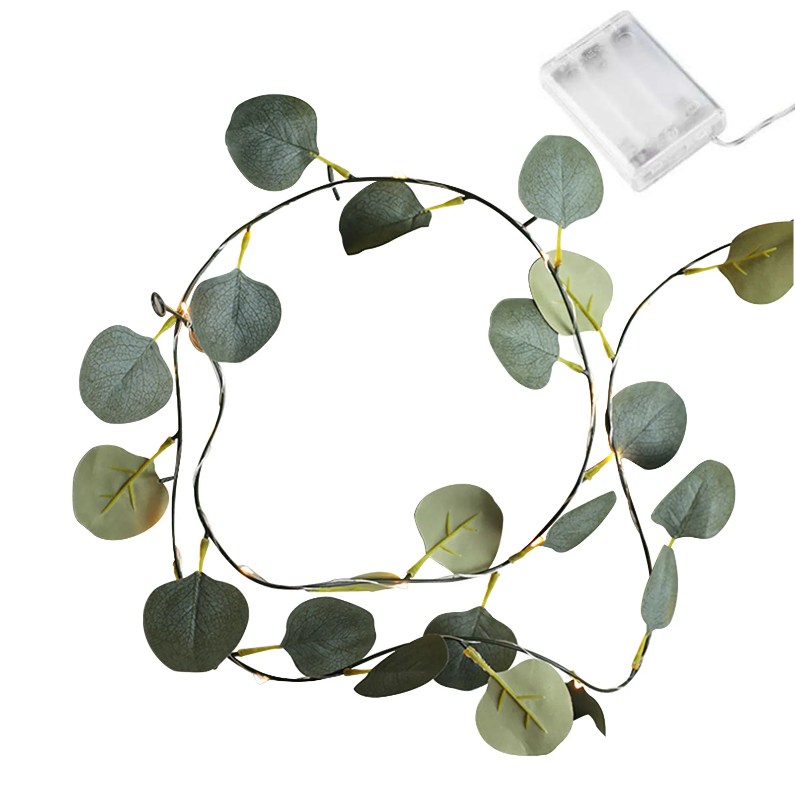 

Hanging Holiday Battery Powered Home Decor Indoor Outdoor Party Garden Leaves Foliage Light String Copper Wire Wedding Event