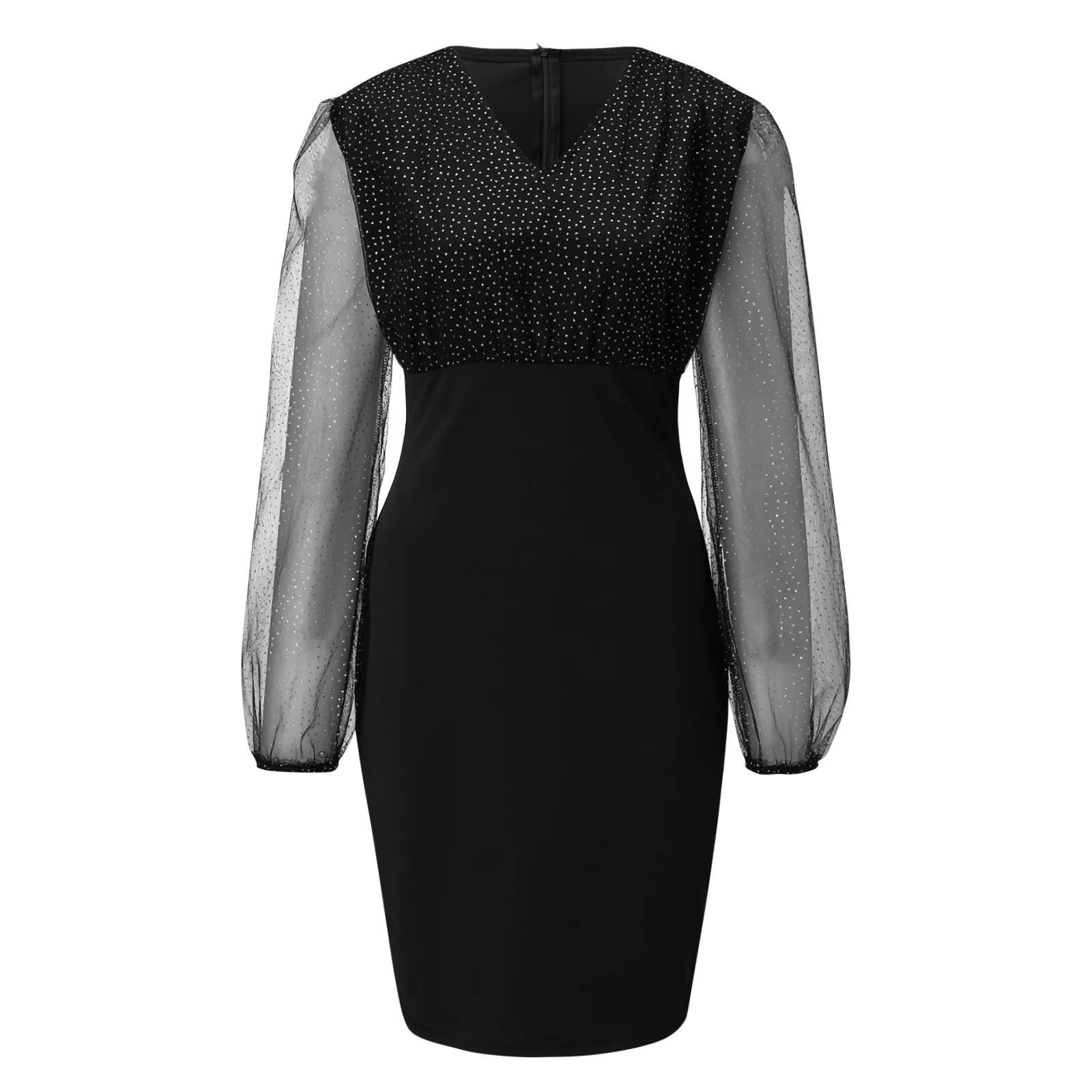 2022 весеннее женское элегантное блестящее шелковое платье с блестками