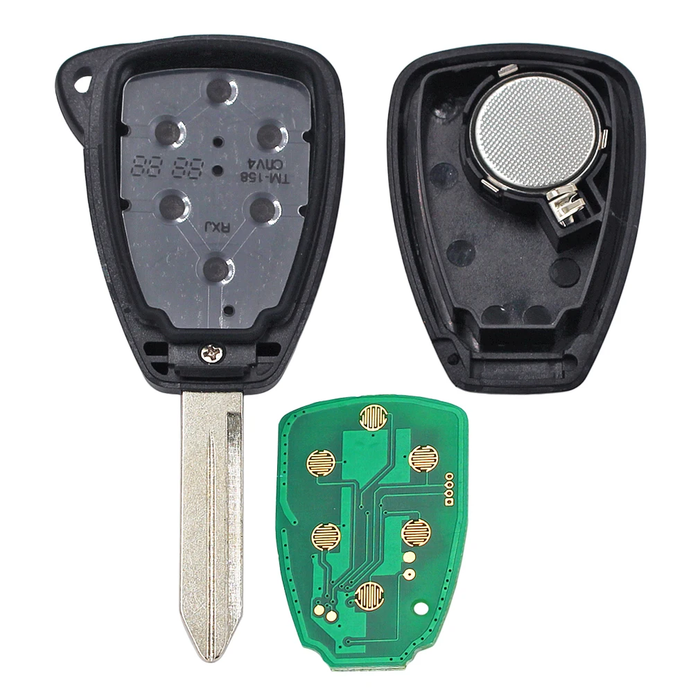 Высококачественный трехкнопочный фрикционный ключ 433 МГц с чипом ID46 для Chrysler 300C