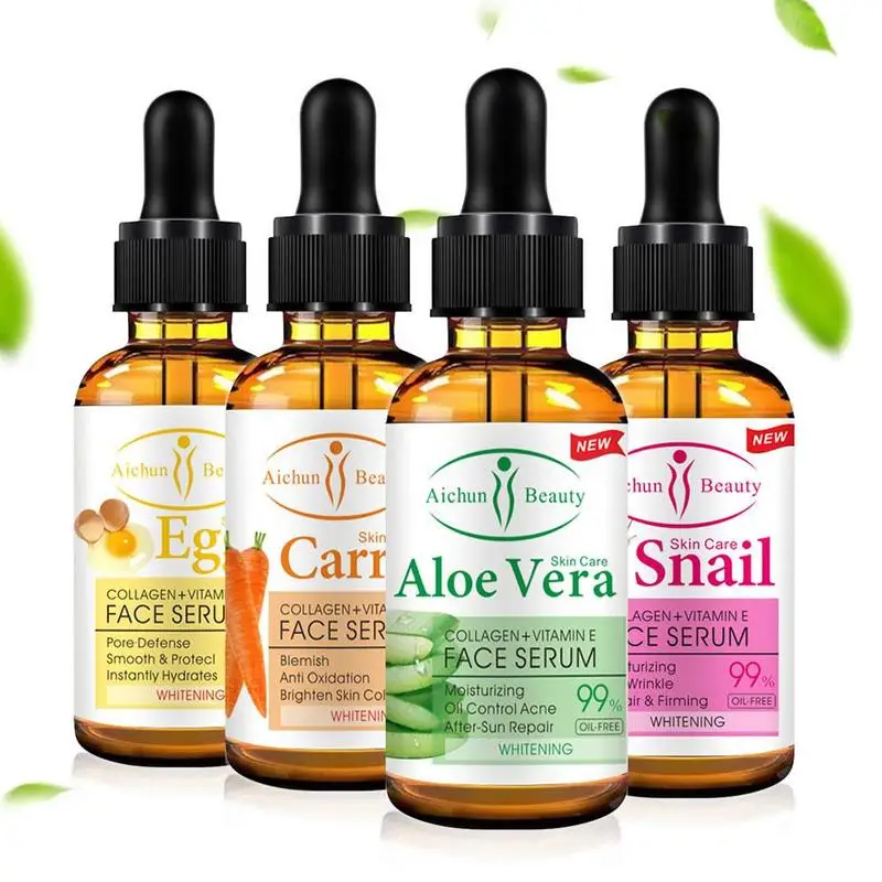 Алоэ вера гель Сыворотка для лица Витамин С Гиалуроновая кислота Улитка