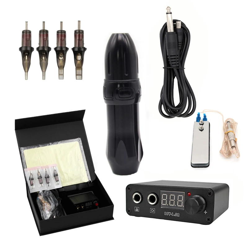 Новая тату-ручка роторная тату-машинка набор для тату Mabuchi мощный тихий двигатель