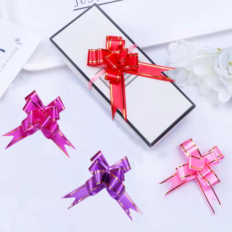 20 шт. подарочная корзина бант лента упаковка декоративные банты для рождества