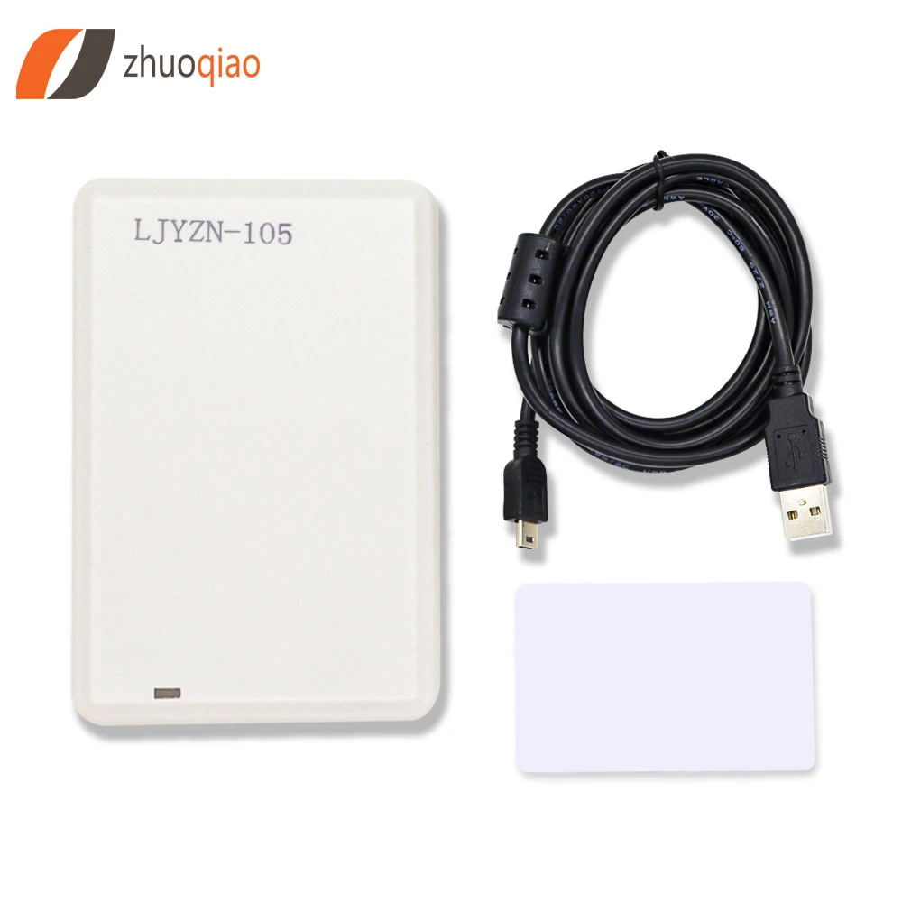 

NJZQ Desktop USB Uhf Rfid Reader Writer ISO18000-6B/6C for Access Control System Free Sample Card and SDK