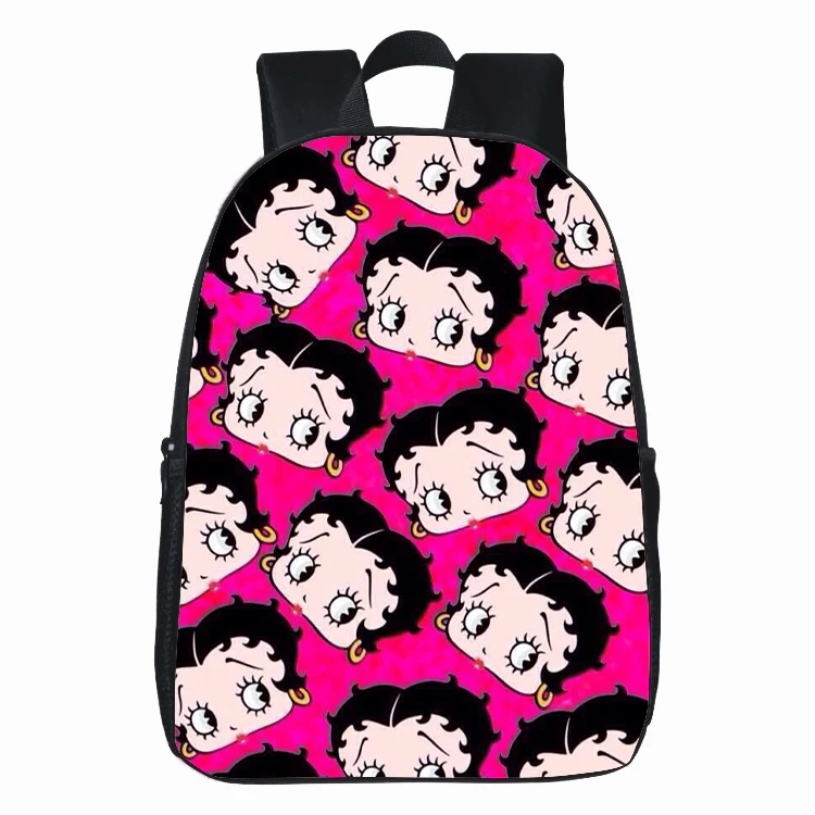 12 дюймов детские школьные ранцы Betty BOOP рюкзак Jisoo Jennie для детей мальчиков и