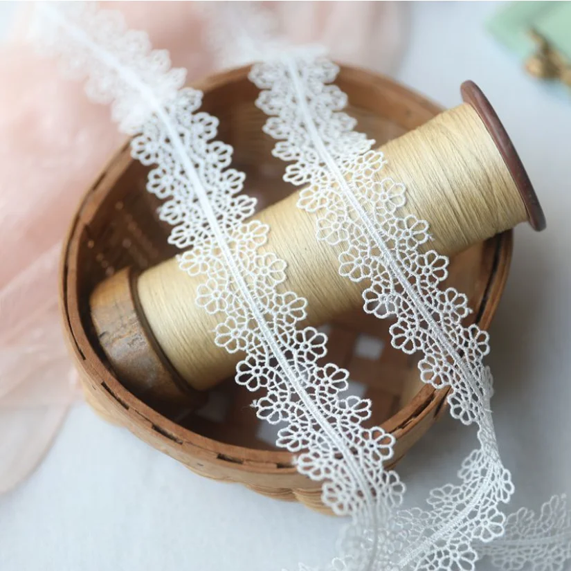 2 м/лот ширина 3 см белая Водорастворимая вышитая кружевная ткань DIY Аппликация