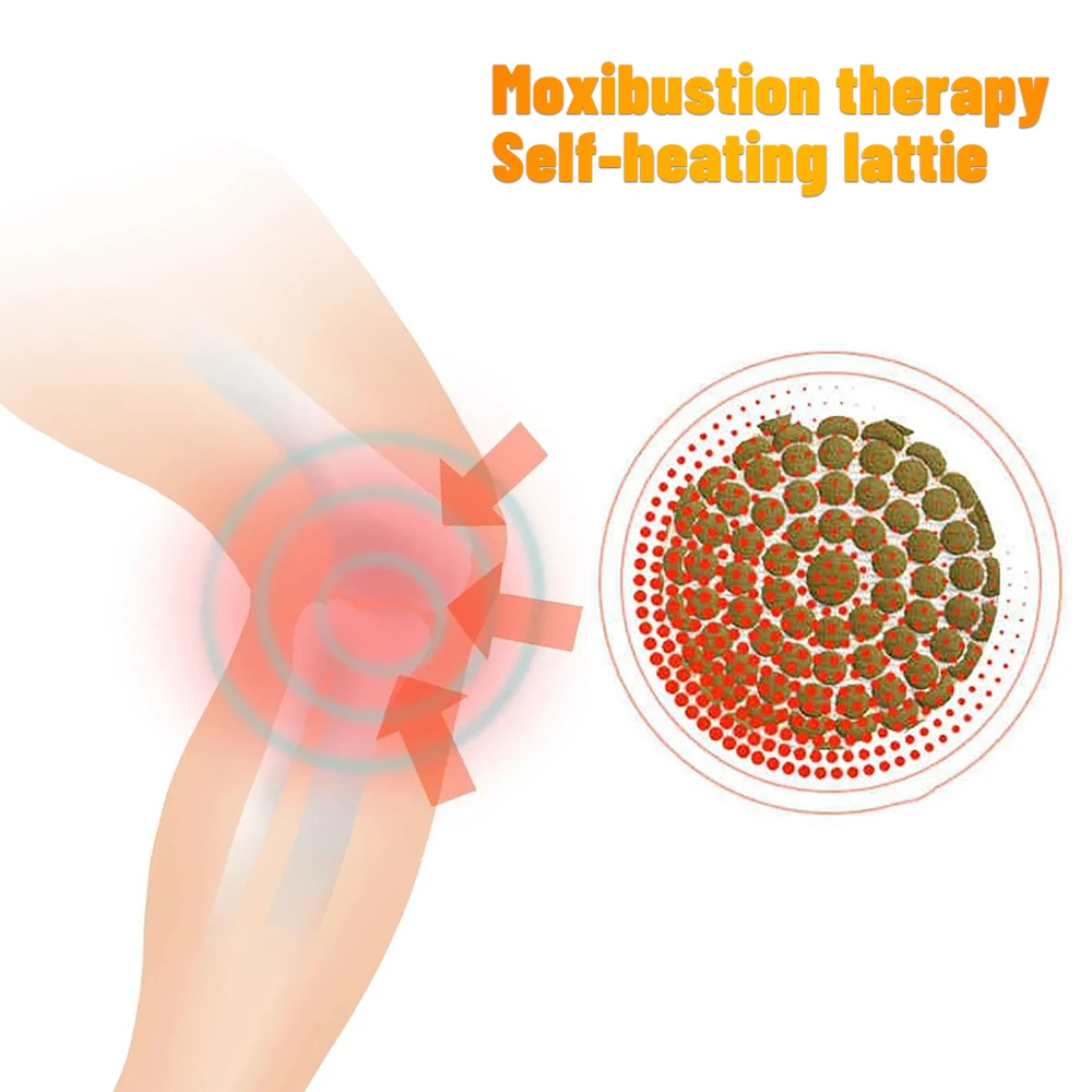 

1 Pair Dot Matrix Self Heating Knee Pads Brace Sports Kneepad Tourmaline Knee Support For Arthritis Joint Pain Relief Recovery