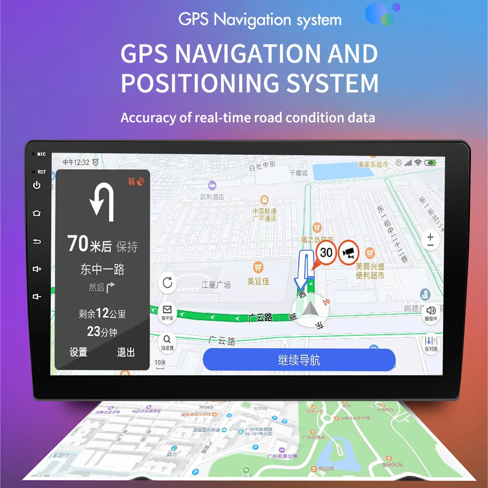 Car GPS radio Android multimedia player 2 DIN 9 inches WiFi Bluetooth suitable for Toyota Volkswagen Hyundai Kia | Автомобили и