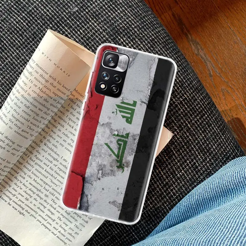 Чехол для телефона с национальным флагом Ирака Xiaomi Mi 11 Ultra 10 12 Lite 5G 12X 12T 11i 10T 11T Pro 9 9T