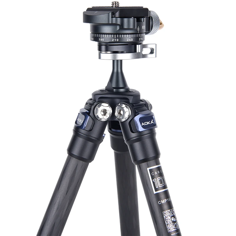 AOKA CMP163CL + BC16 легкий компактный маленький настольный мини штатив из углеродного