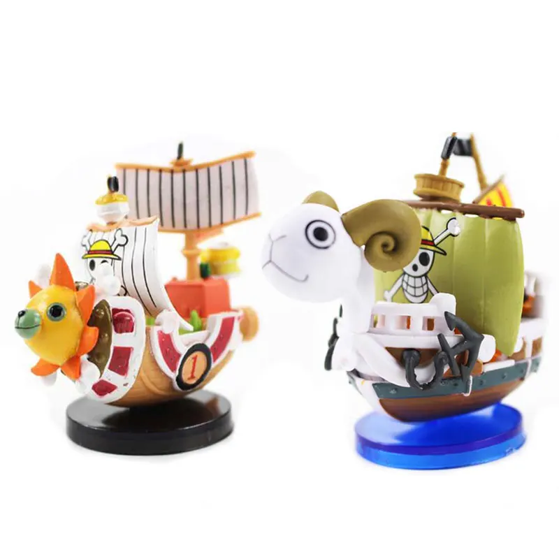 

Anime One Piece Pirate Ship Figures Of Thousand Miles Sunshine Meri Sonny Model Mini Doll Boat Collection Anime Toy Boy Gift