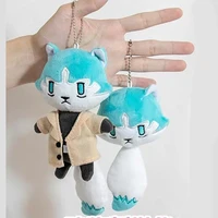 anime bna brand new animal plush cosplay doll 17cm animal ogami shiro kagemori michiru plush toys key pendant for bag key