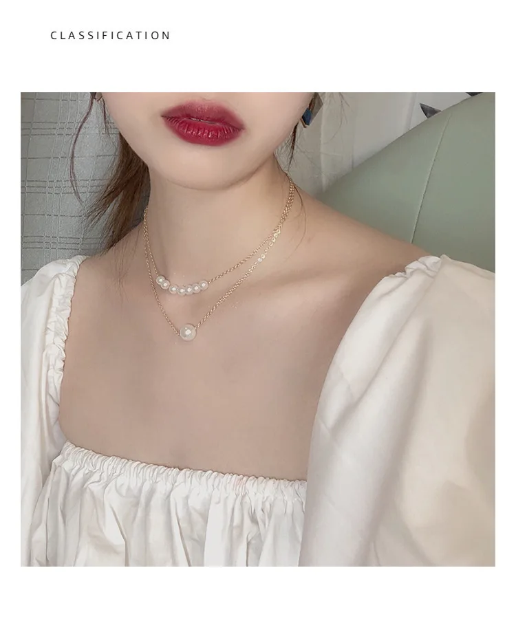 Женское длинное ожерелье с натуральным пресноводным жемчугом | Украшения и