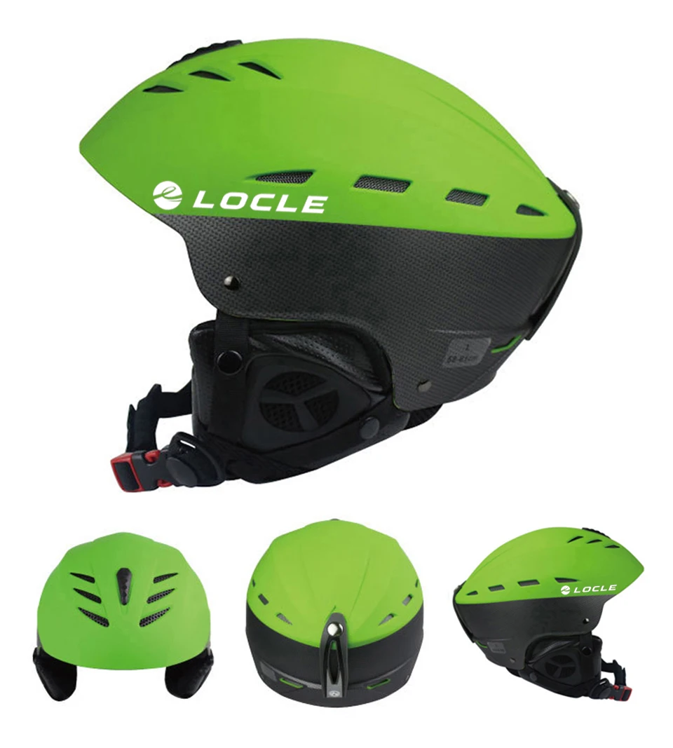 LOCLE профессиональный лыжный шлем ABS+ EPS CE сертификация лыжный шлем для катания на снегу, сноуборде, скейтборде размер 55-61 см