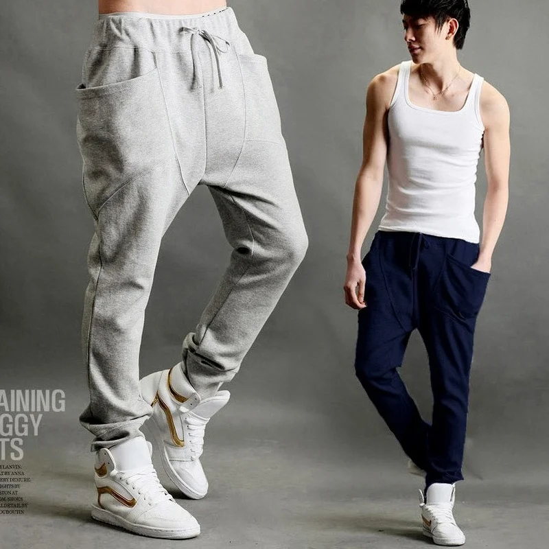 

ICCLEK Autumn Men's Men's Casual Pants Slim Slim Sweatpants Harem Pants Men's Footwear Pants Men's Sports Pants Mens Joggers