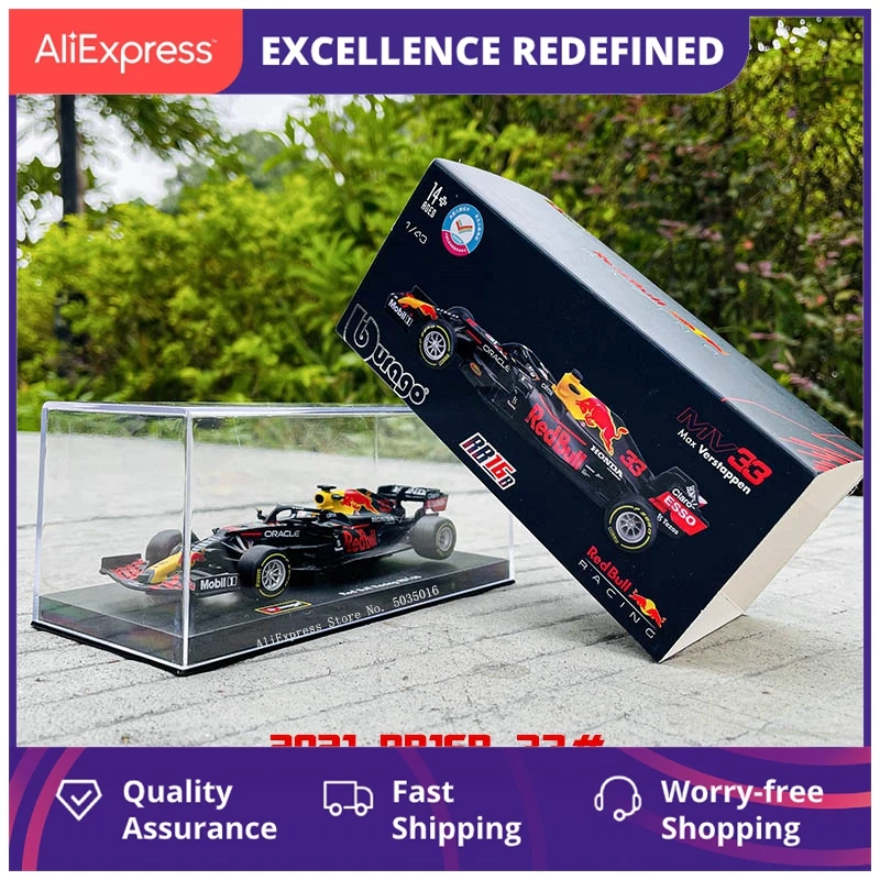 

1:43 2021 F1 Red Bull Racing Rb16b 33 # Max Verstappen гоночная модель, модель автомобиля, коллекционная игрушка из сплава, подарок