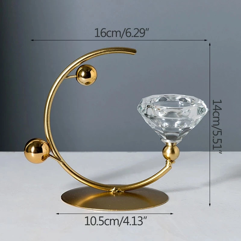 

Romantic Wedding Candlelight Dinner Props Decorations Candle Holder Home Decoration Crafts Household Suppliers Candlestick Gifts