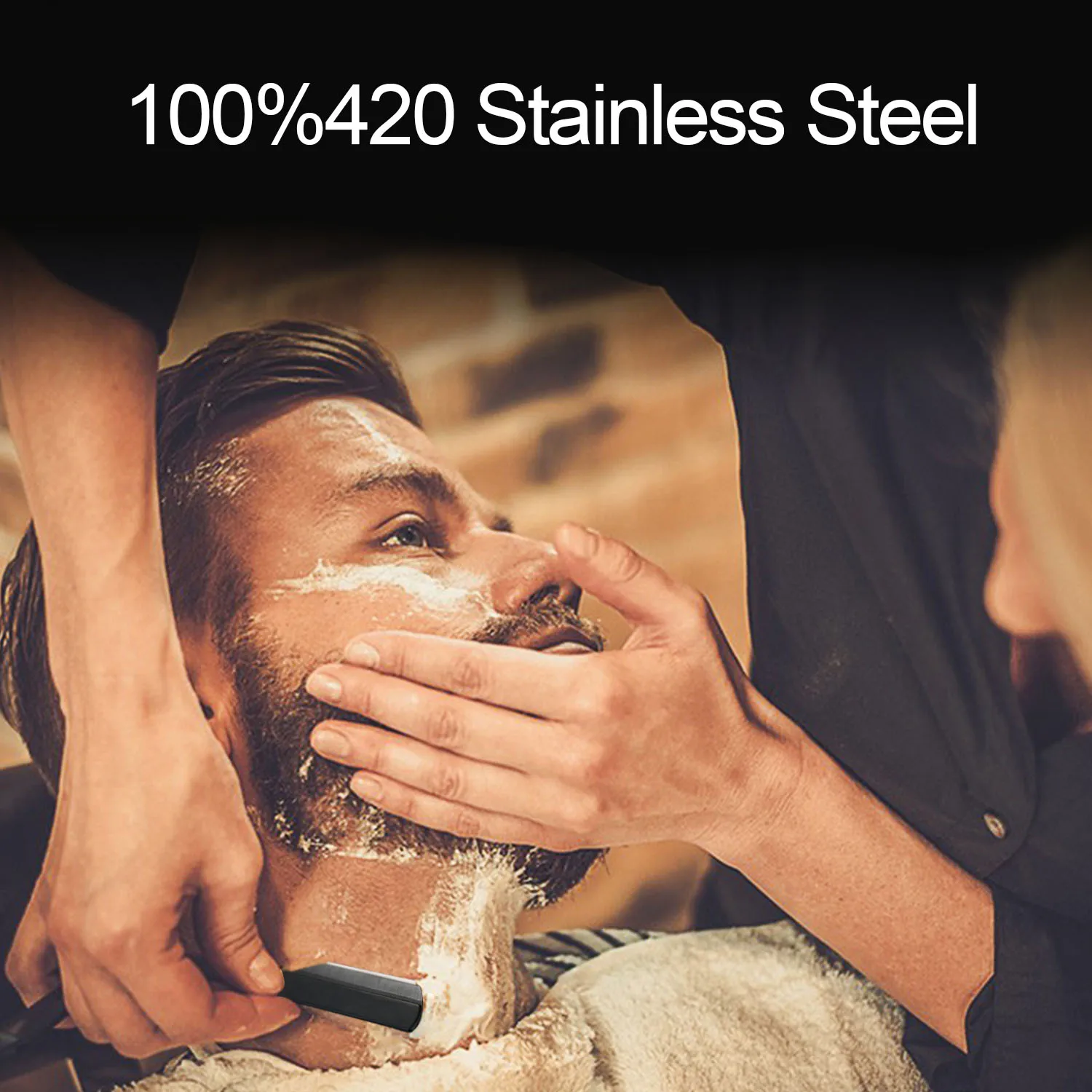 Мужская бритва для бритья инструменты парикмахерской и лезвия старинный черный