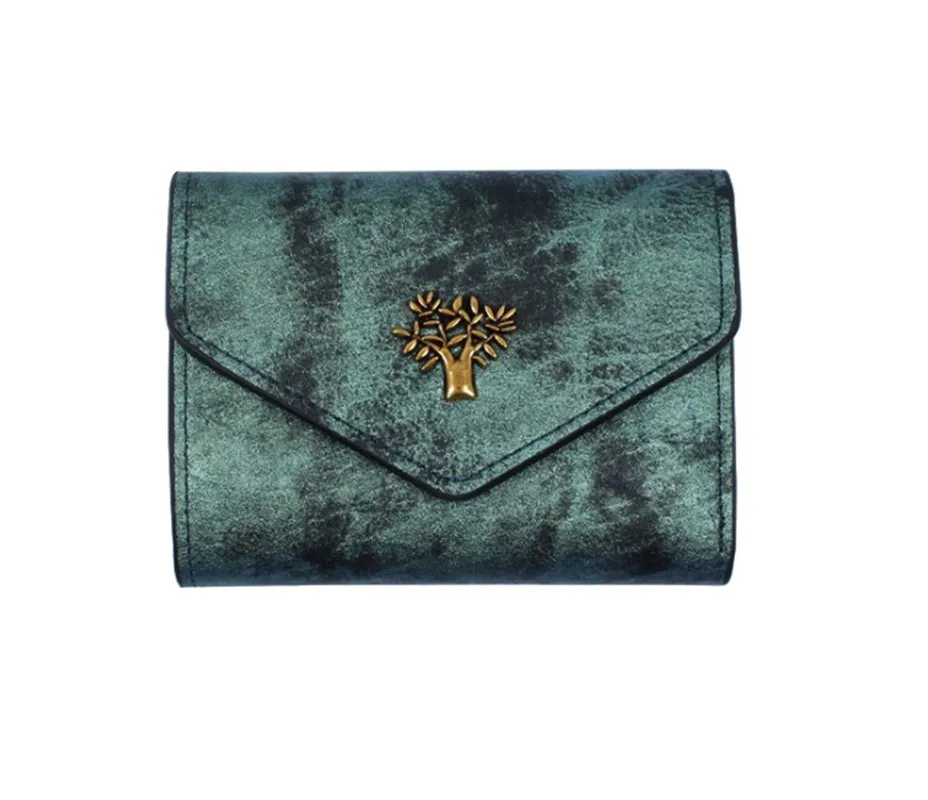 Женские кошельки в стиле ретро с рисунком дерева для девушек студентов карман