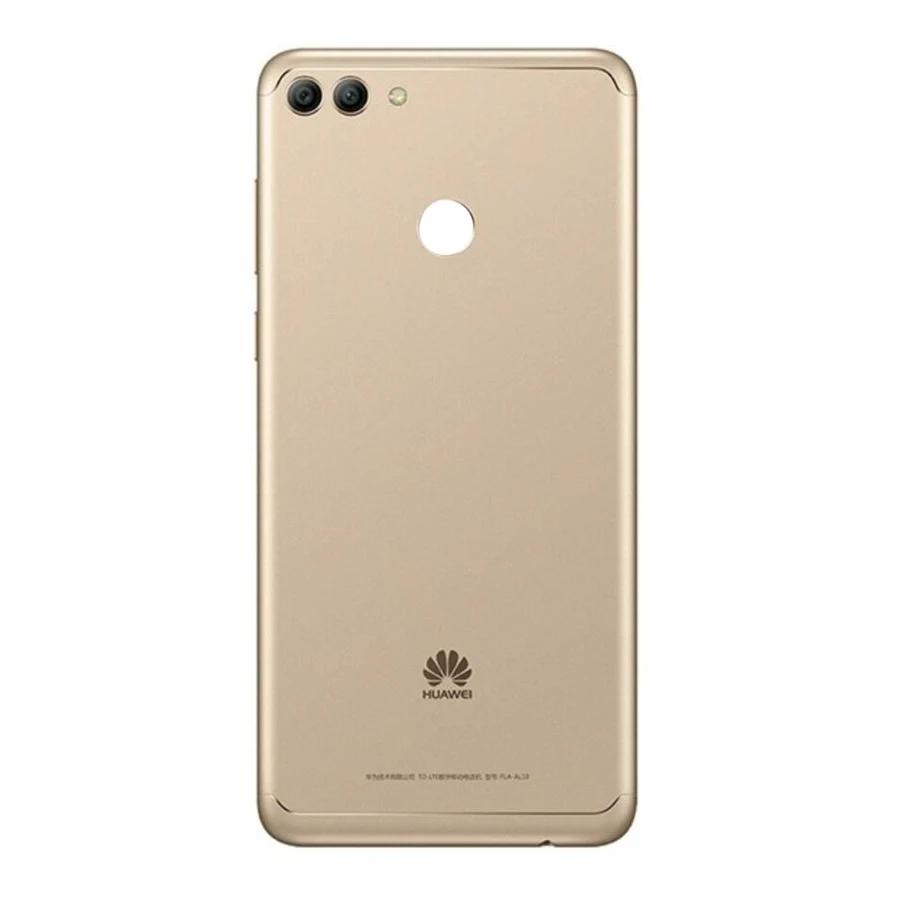 Для huawei Y9 крышка батареи задняя крышка Корпус задняя дверь Чехол Y9 крышка батареи средняя шасси+ Кнопки громкости питания - Цвет: Gold