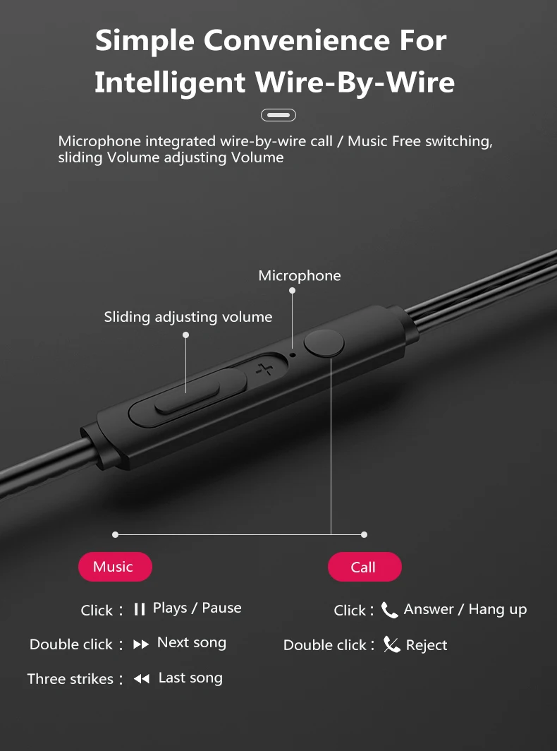 

Mobile Phone Wired Subwoofer Earphone With Microphone Tuning Wired Headset For Huawei Xiaomi Samsung 3.5mm Pin Upgraded Version