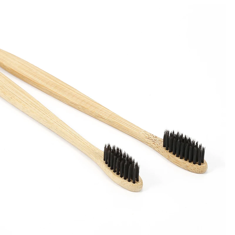 Natural Pure Bamboo Wood Rainbow Toothbrush Environmental Charcoal Health Low Carbon Medium Handle | Красота и здоровье