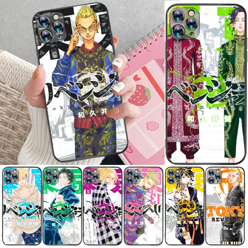 

Tokyo Revengers Takemichi Hinata Takemichi Hanagaki Atsushi Phone Case For iPhone X XR XS MAX Cases Coque Funda