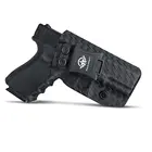Glock 19 кобура IWB Kydex углеродное волокно под заказ: Glock 19 19X  23  25  32  45 (Gen 3 4 5) пистолет-Скрытая переноска