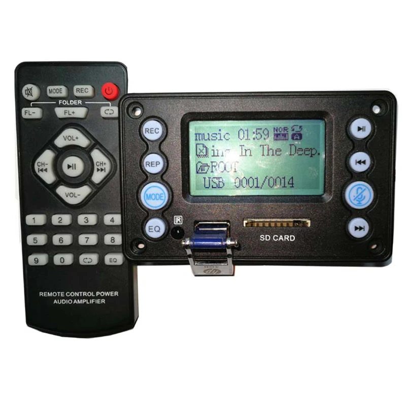 Практичный DC5V аудио вход радио Запись букв дисплей 4,2 Bluetooth моно FLAC AMM WAV аудио MP3 декодер доска