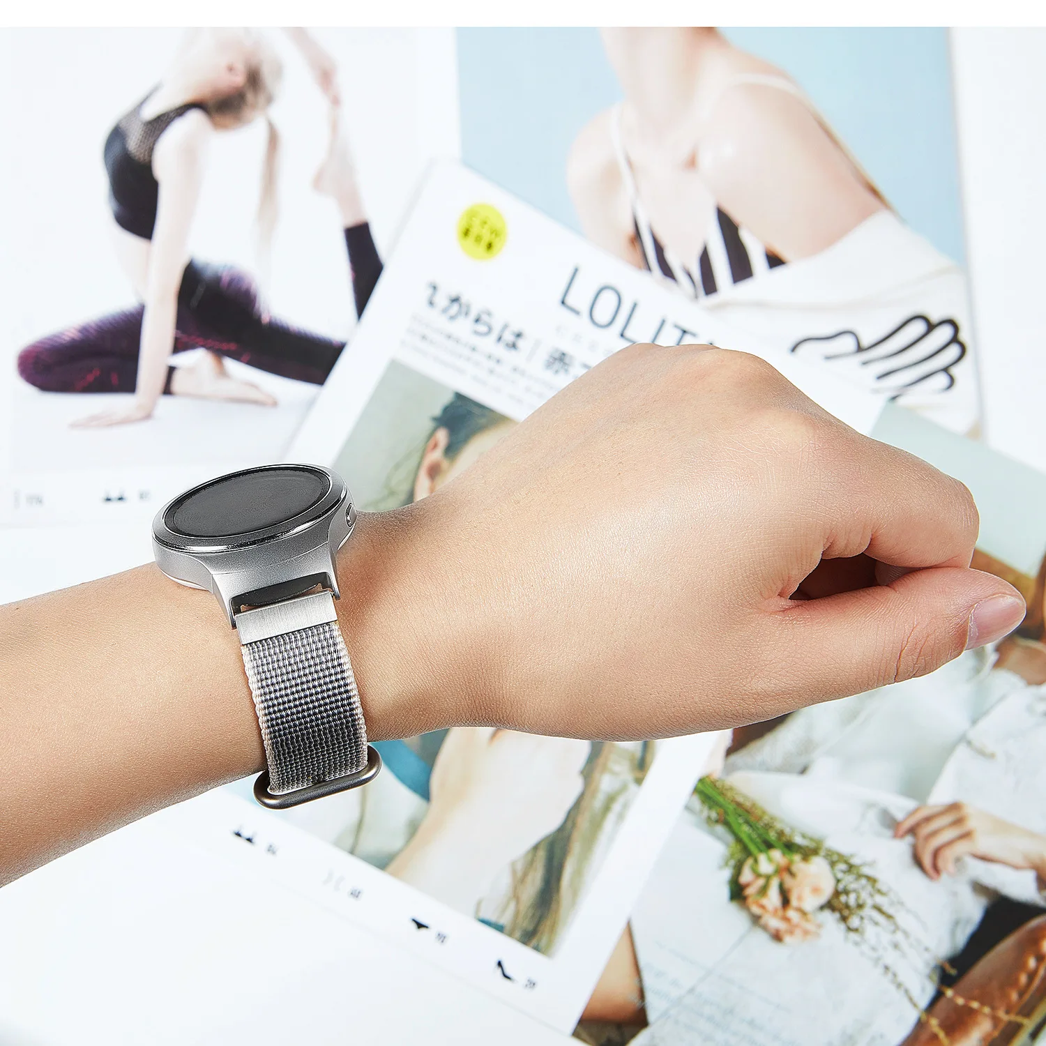 20 мм нейлоновый ремешок для часов garmin Vivoactive 3 ремешок на липучке для Garmin Vivoactive3 music/vivomove HR/Forerunner 645