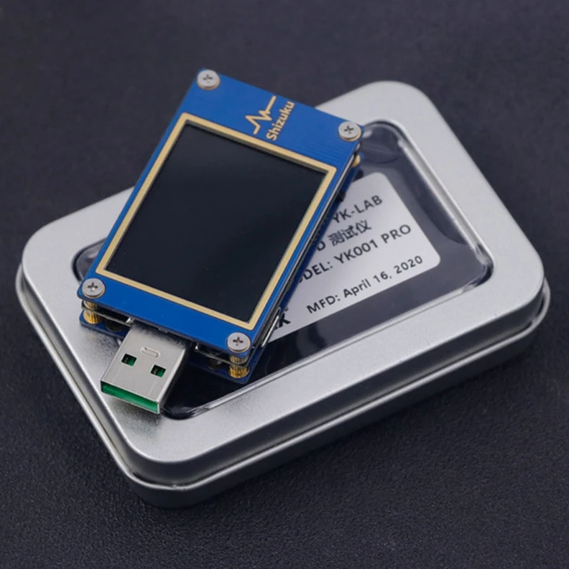 

YK001-USB PD high-precision fast charge data cable charging head detection voltage and current tester multimeter