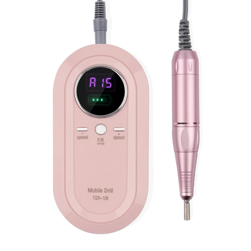 

Electric Nail Drill Machine Nail Art Manicure Pedicure Drill File Polishing Device Professional Nail Drill Bits