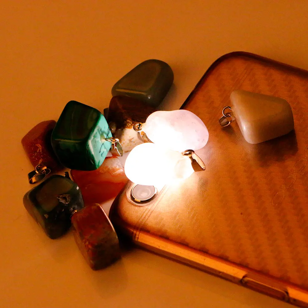 Yumten необычный драгоценный камень шармы подвеска любовь ожерелье Нефритовый