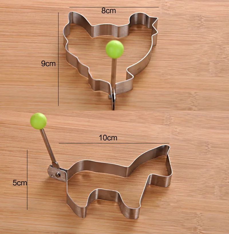 

2020 Stainless Steel 10 Style Fried Egg Pancake Shaper Omelette Mold Mould Frying Egg Cooking Tool Kitchen Accessories